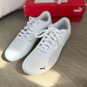 BMW MMS Drift Cat 5 Ultra men's sneakers, size 5, white.